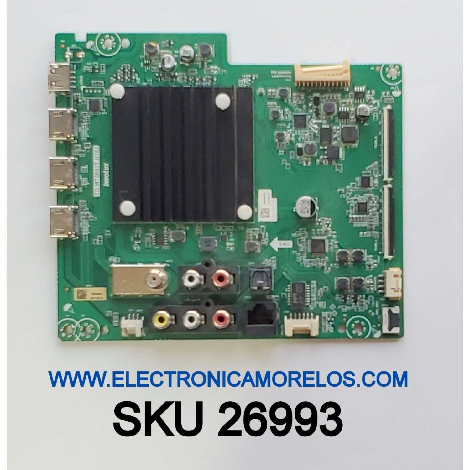 MAIN PARA SMART TV VIZIO ORIGINAL NUMERO DE PARTE V505-H19 / TD.MT5691T.U762 / A0005M00J / M0005B10R / AY323606JT / PANEL V500DJ6-D03 / MODELO V505-H19 LIAIZBNW / V505-H19
